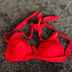 Red bikini. Bottoms never worn.